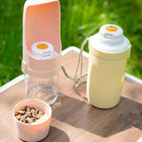 2-in-1 Trinkflasche für Hunde.